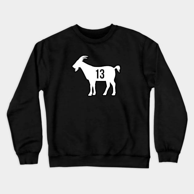 BK GOAT - 13 - Black Crewneck Sweatshirt by KFig21